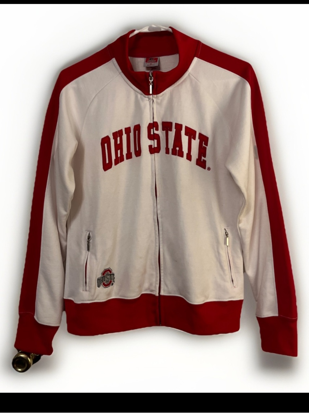 Vtg Ohio State University Women Full Zip Jacket Coat Buckeyes RARE Colosseum